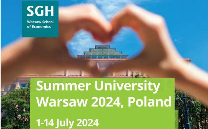 Summer University Warsaw 2024, Poland, 1-12 July 2024.