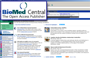 BioMed Central, revistas electrnicas de acceso abierto