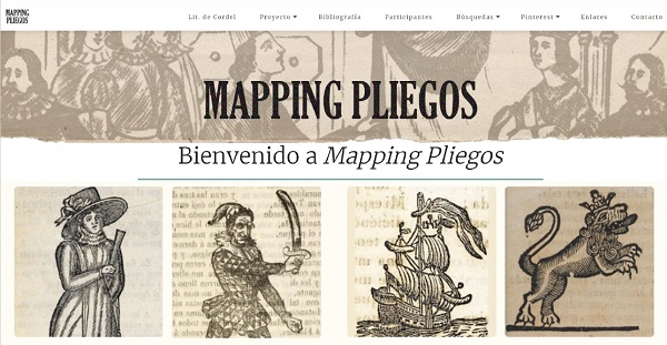 El portal Mapping Pliegos (Folio Complutense)