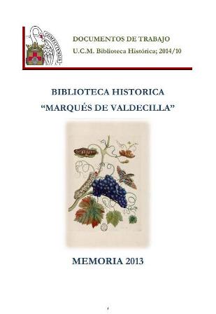 La Biblioteca Histórica y el nuevo curso académico 2014-2015 (Folio Complutense)