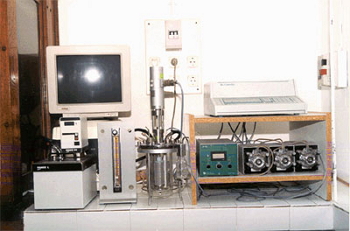 Equipment used in developing the technology.