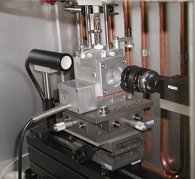 Figure 2. Device for measuring surface tension and interfacial by the technique of the pending drop.