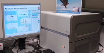 Equipo LightCycler® 480 II (Roche) del que disponemos en el laboratorio de investigación de la Facultad de Odontología, UCM.