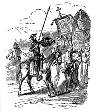 Ilustración de Don Quijote. / J.J. Grandville.