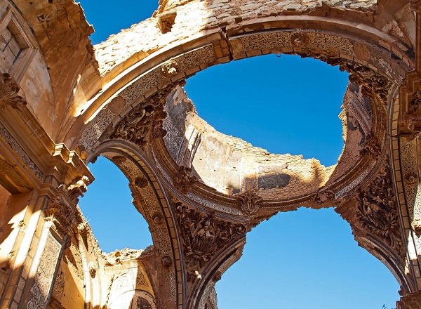 Restos de la Guerra Civil en Belchite (Zaragoza). / Miguel Rubira García.