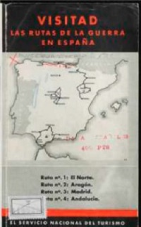 Mapa de las Rutas Turísticas de Guerra (1938). / Biblioteca Nacional.