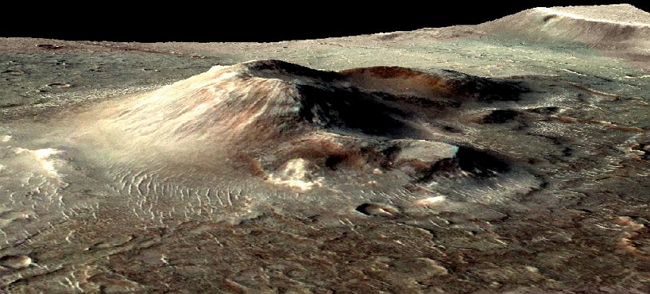 Caldera Nili Patera de Marte. / NASA.