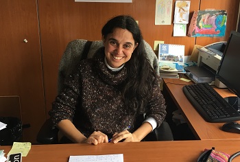 Sonia Panadero en su despacho en la facultad de Psicología. / UCM. 