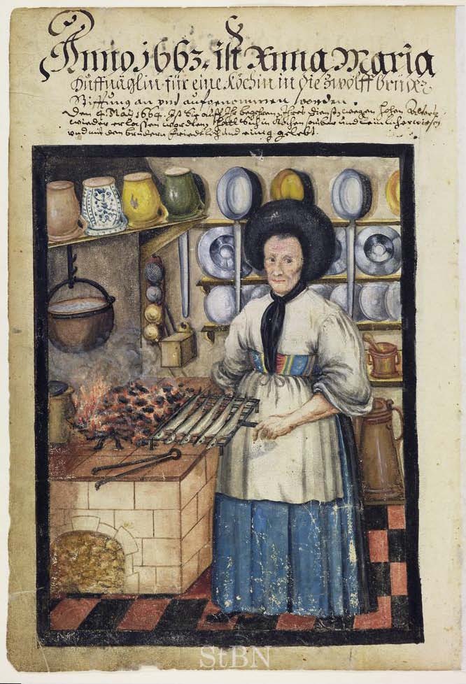 Anónimo. Cocinera - 1663