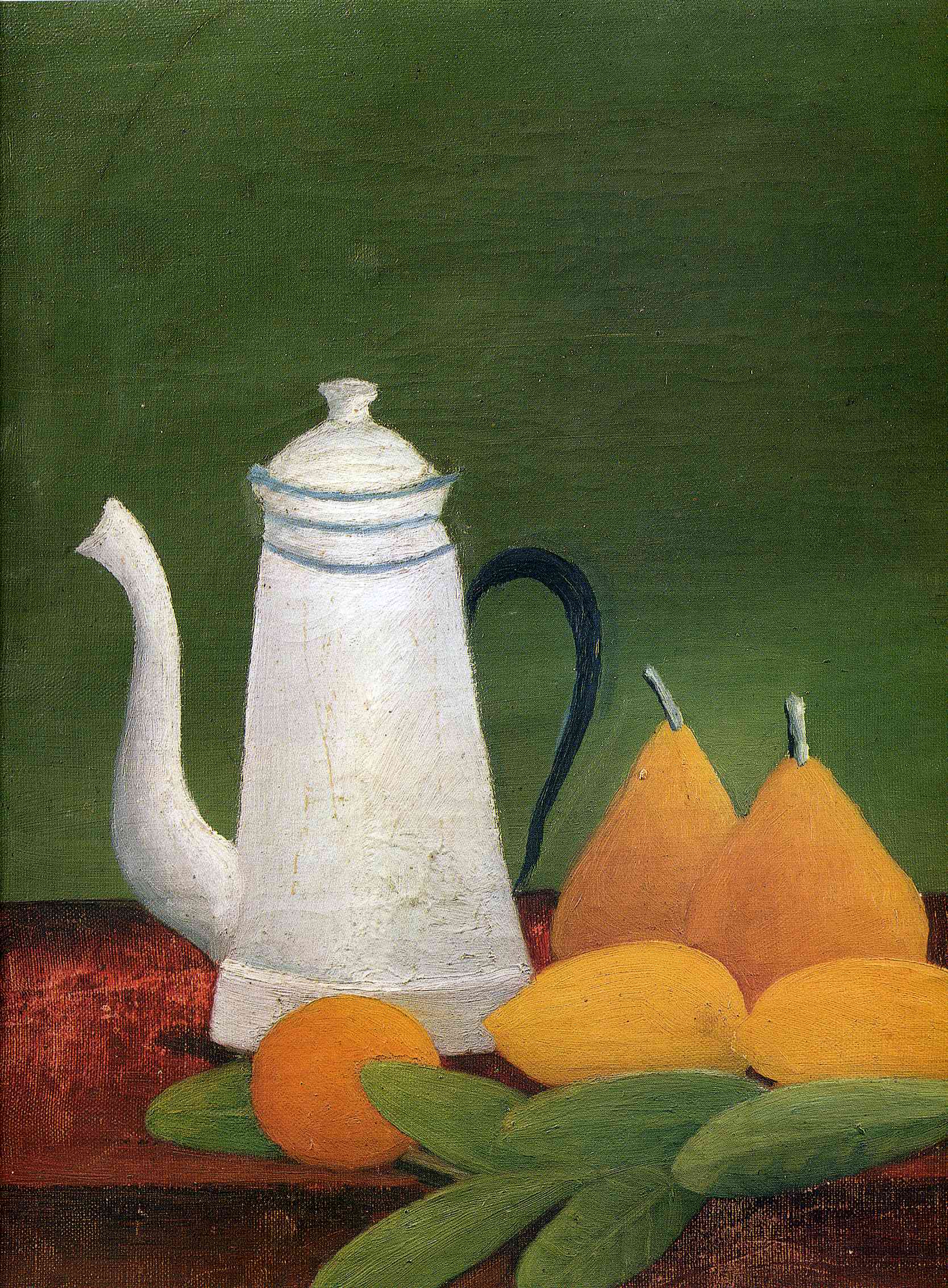 Rousseau - Still Life with teapot and fruit