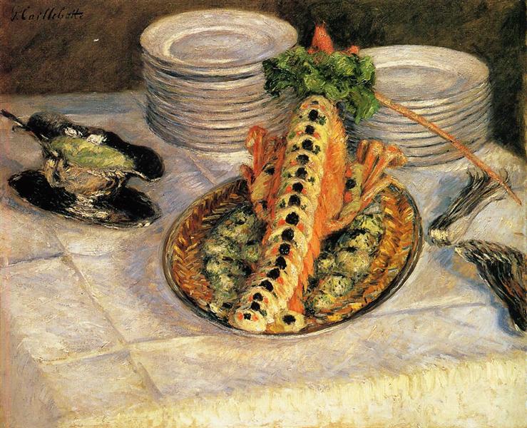 Cailleotte - Still life with crayfish - 1880-1882