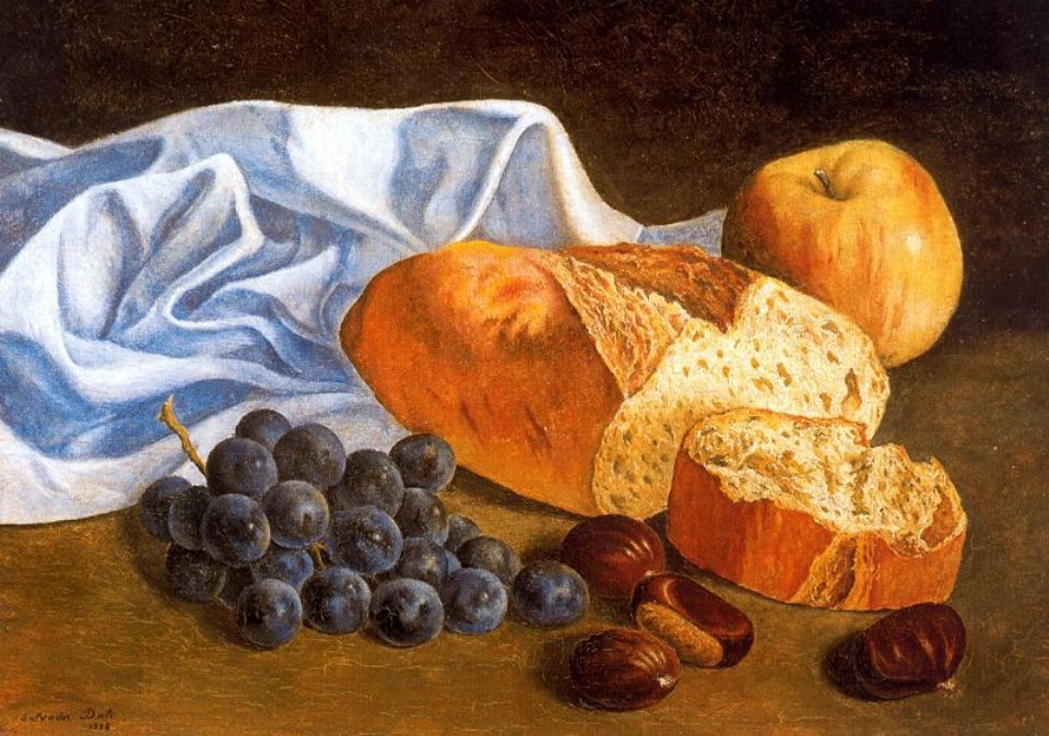 Dalí. Pan y uvas - 1929