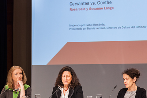 Cervantes vs. Goethe (Rosa Sala, Isabel Hernández y Susanne Lange)