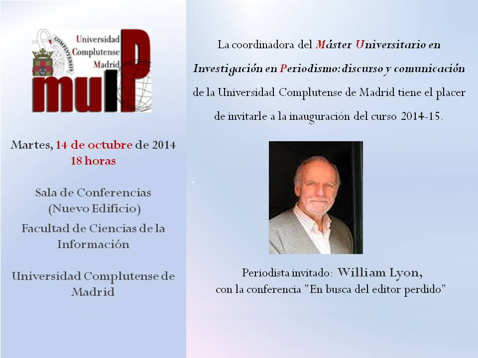 Inauguración MUIP 2014-15
