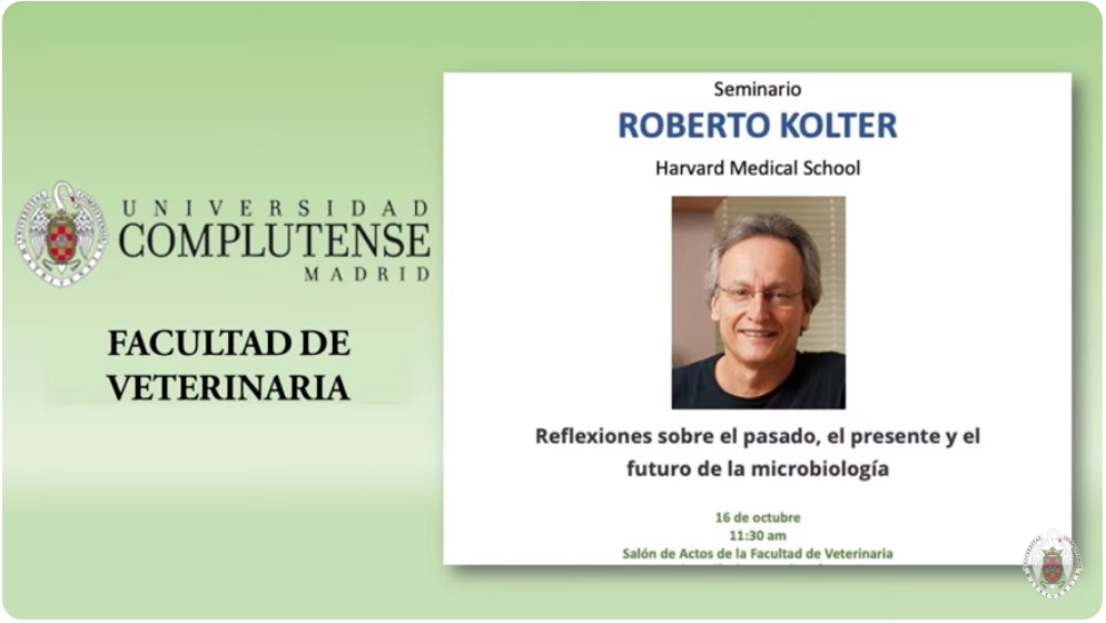 ¿Te perdiste la extraordinaria conferencia de Roberto Kolter? No te preocupes, la hemos recuperado para ti.