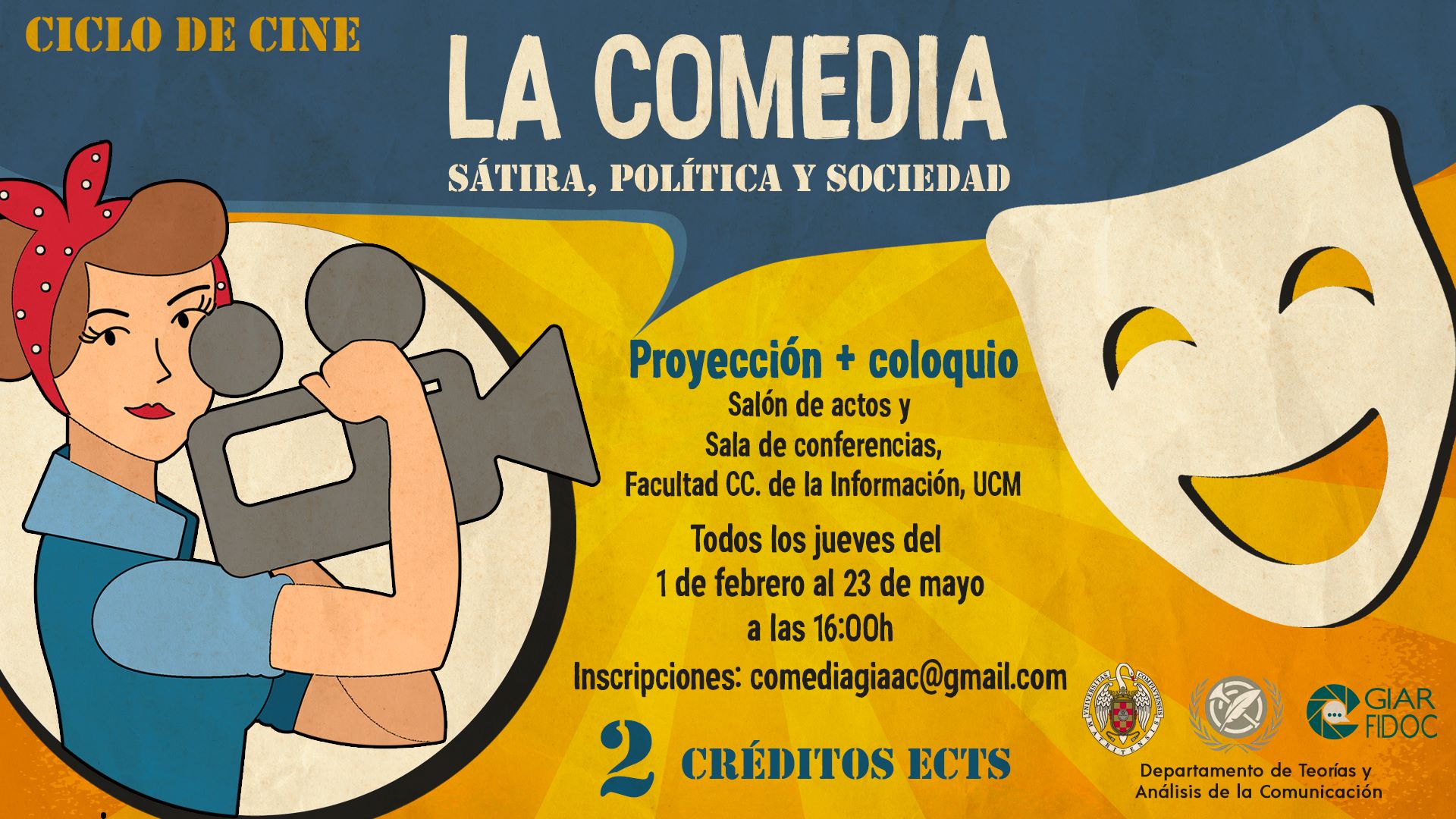 CICLO DE CINE. La comedia: sátira, política y sociedad