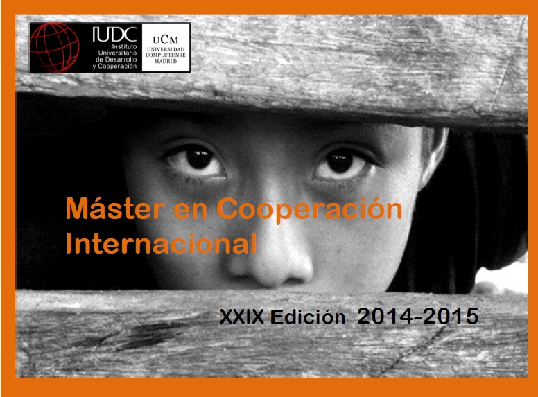 Master propio en Cooperación Internacional 2014-2015