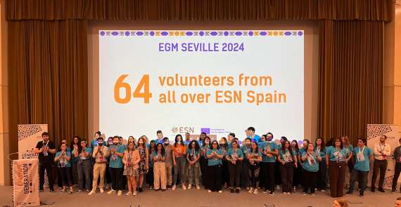 Una delegación de ESN UCM participa en el evento 'Erasmus Generation' que se celebró en Sevilla del 4 al 7 de abril de 2024.