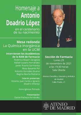 Homenaje a Antonio Doadrio López