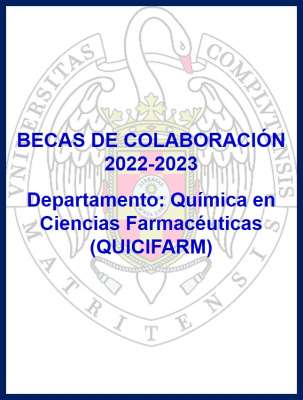 BECAS DE COLABORACIÓN 2022-2023. (QUICIFARM)