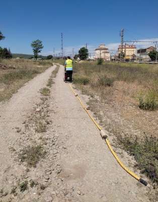 Investigadores del grupo LPRO realizan una campaña de prospección geofísica en Jaén