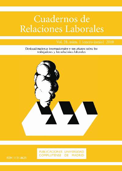 Deslocalizaciones internacionales y sus efectos sobre los trabajadores  y las relaciones laborales