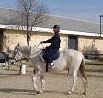 niño montado a caballo