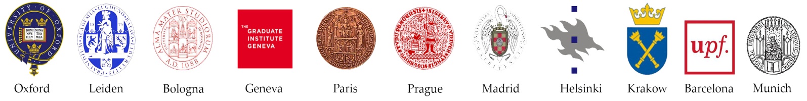 Europaeum logos de Universidades miembro
