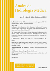 Anales de Hidrolog&iacute;a M&eacute;dica
