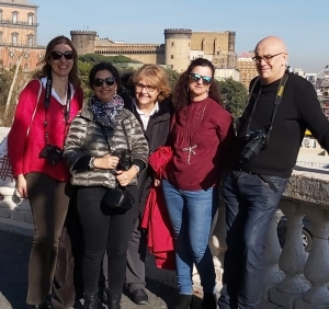 Miembros del proyecto Al-Acmes en Nápoles. 2019