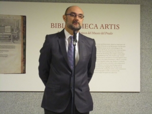 Comisario de la exposición Biblioteca Artis en el Museo del Prado