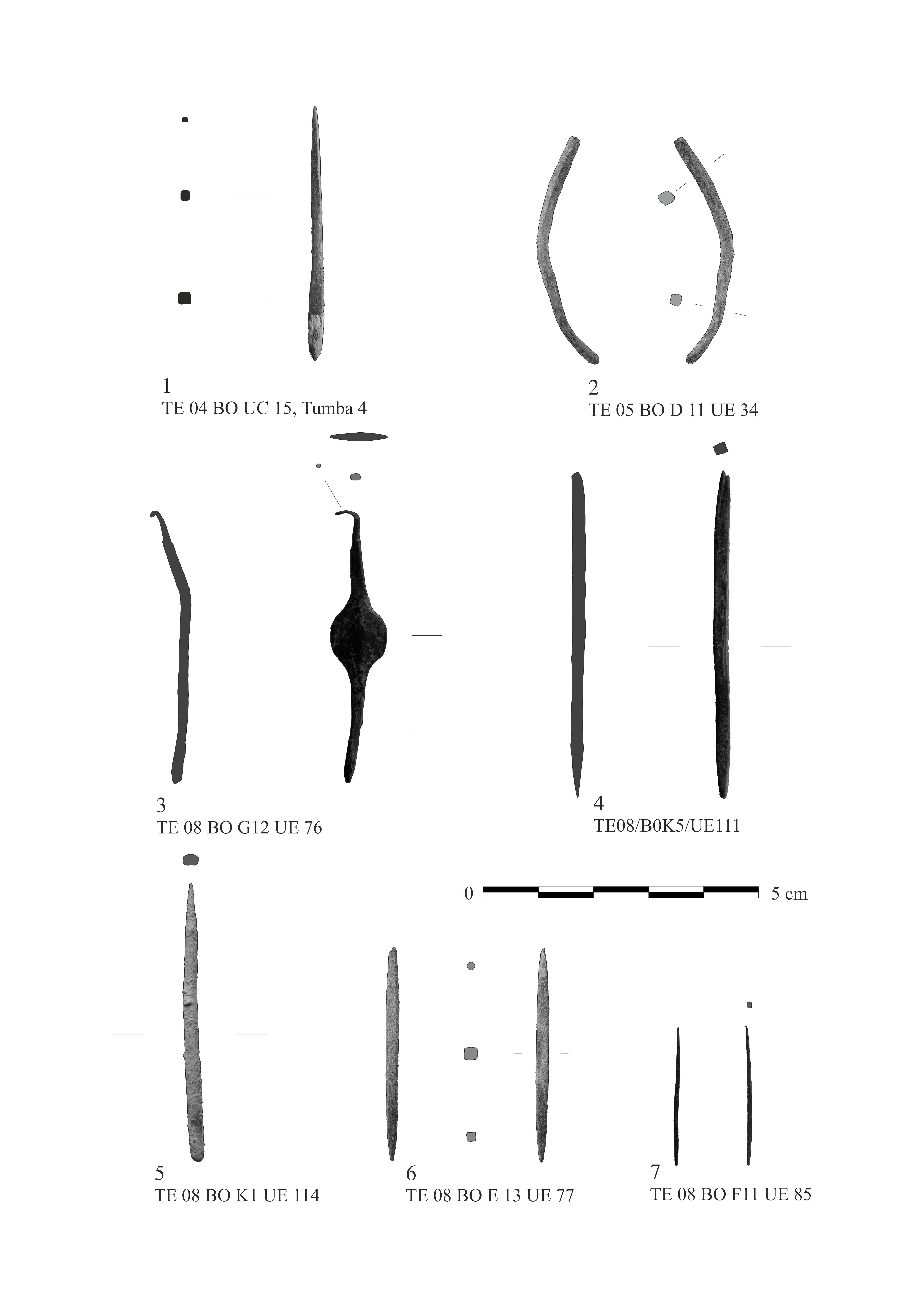 Metal. Punzones y agujas (2)