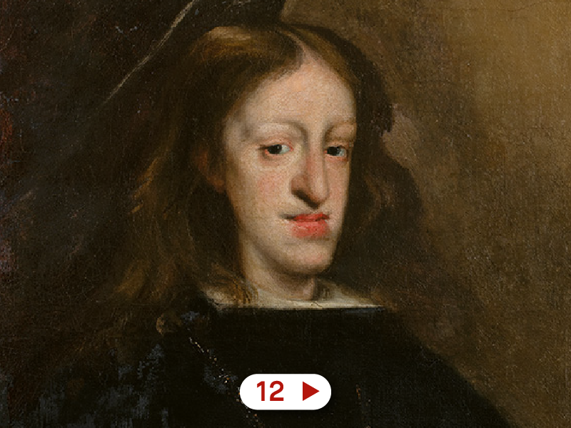 Imagen obra 12, enlace a audio guía Retrato de Carlos II