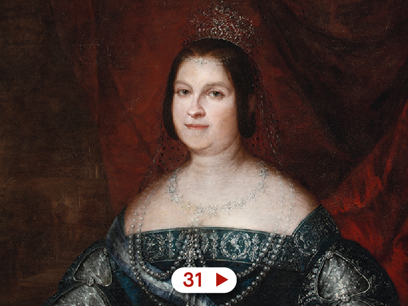 Imagen obra 31, enlace a audio guía La Reina María Cristina de Borbón