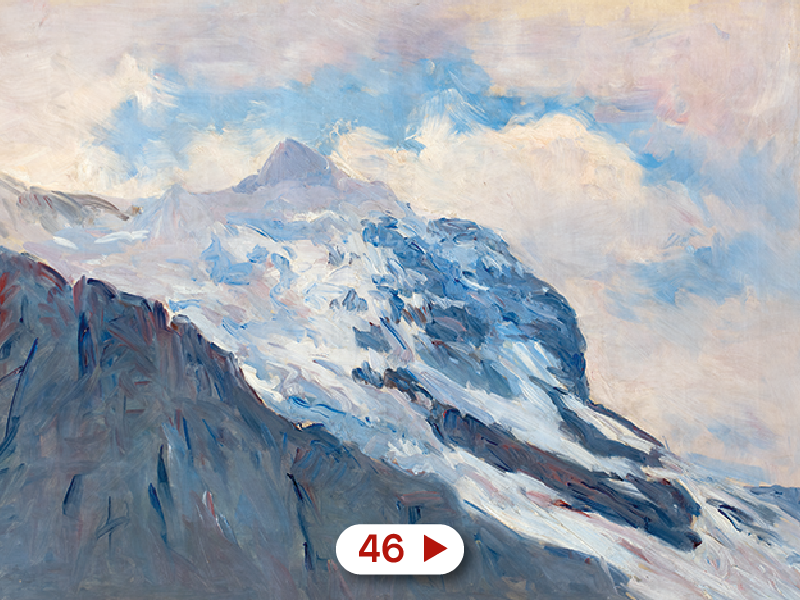 Imagen obra 46, enlace a audio guía Cumbre de Silberhorn desde Kleine Scheidegg