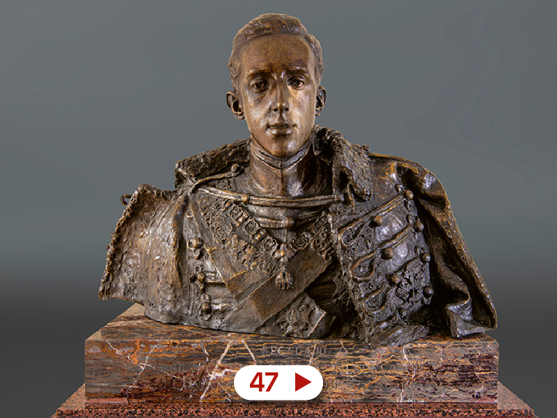 Imagen obra 47, enlace a audio guía Busto del Rey Alfonso XIII