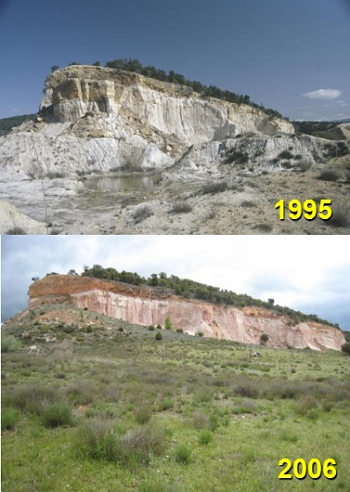 Restauración ecológica basada en restauración geomorfológica en La Revilla (Segovia). 1995 - 2006