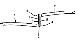 Side face of the device before mounting: magnetic bridge glasses (1)