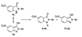 Esquema I del 5-Nitroindazol