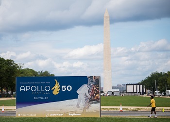 Celebración del aniversario en Washington. / NASA. 