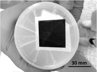 Image of a composite 125nm thick layer on a n-Si substrate