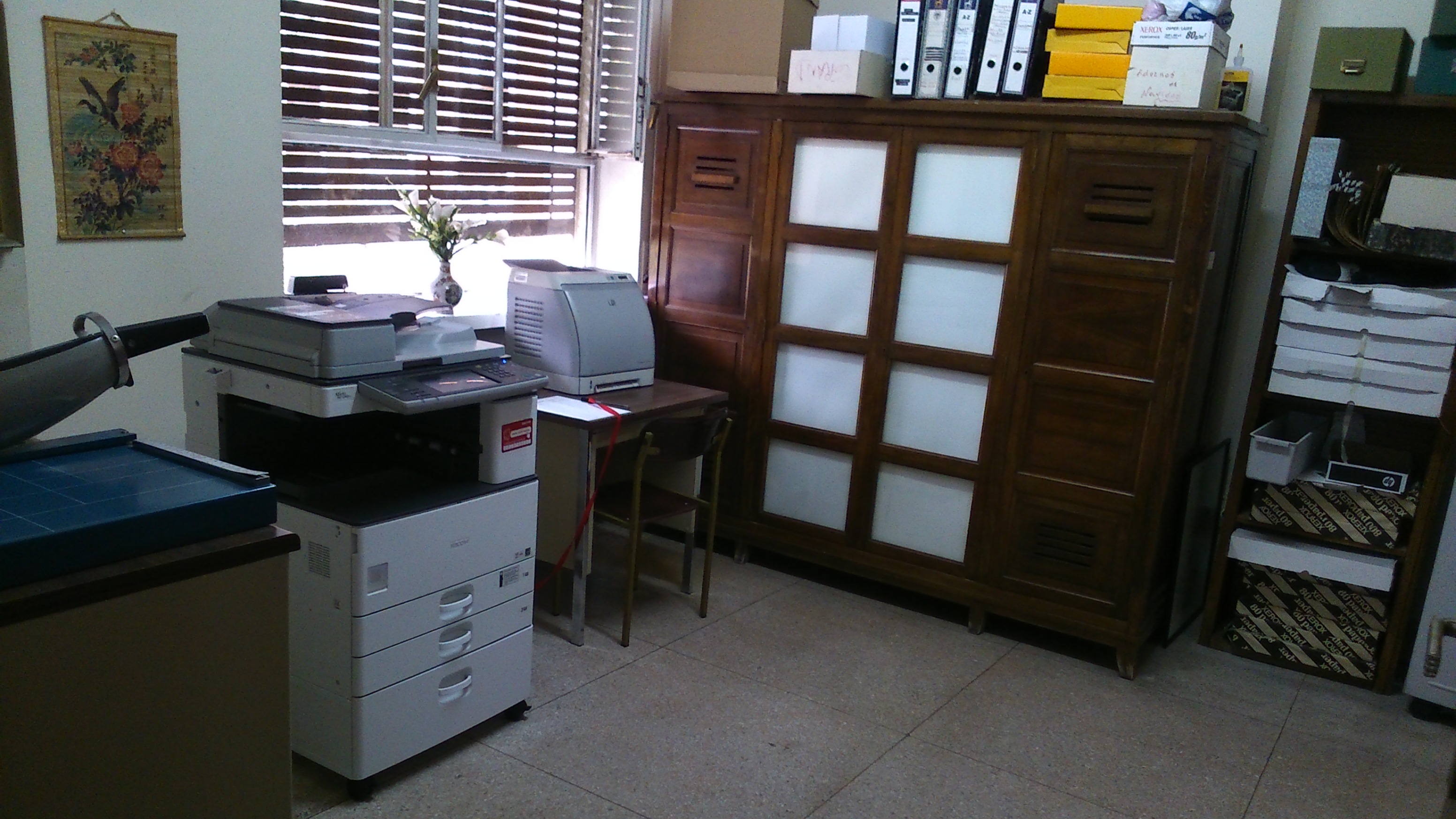Sala de reprografia y fax