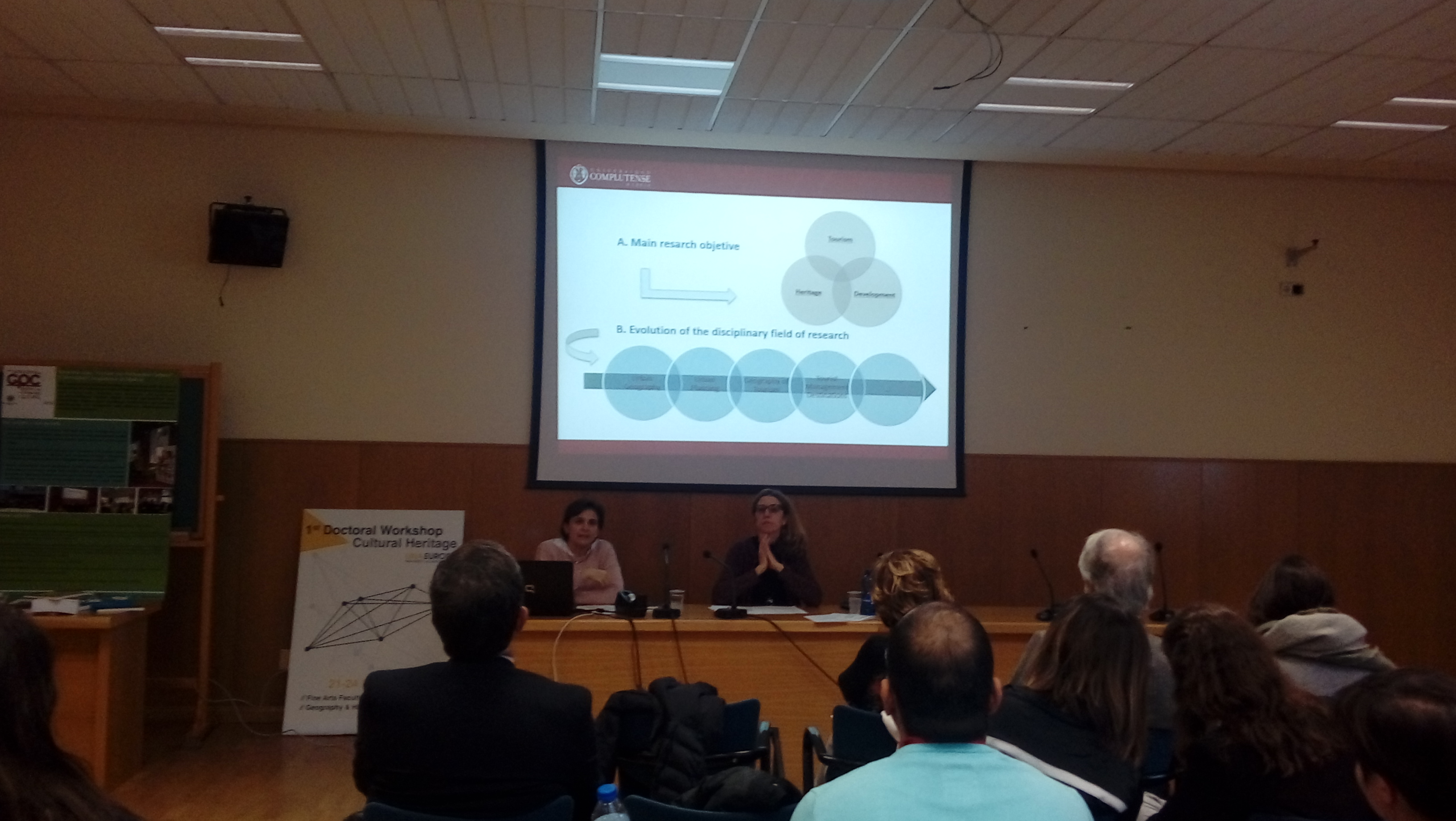 María García participa en el Workshop UNA Europa celebrado en la UCM. Madrid, 23 de noviembre de 2018