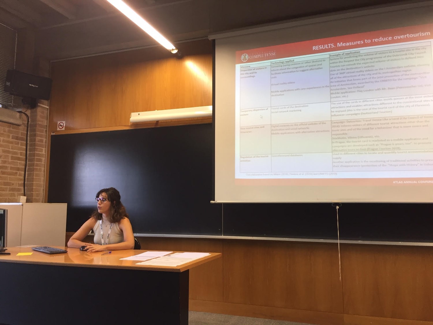 Sofía Mendoza en la Conferencia Anual ATLAS 2019. Girona, 17-20 septiembre 2019.