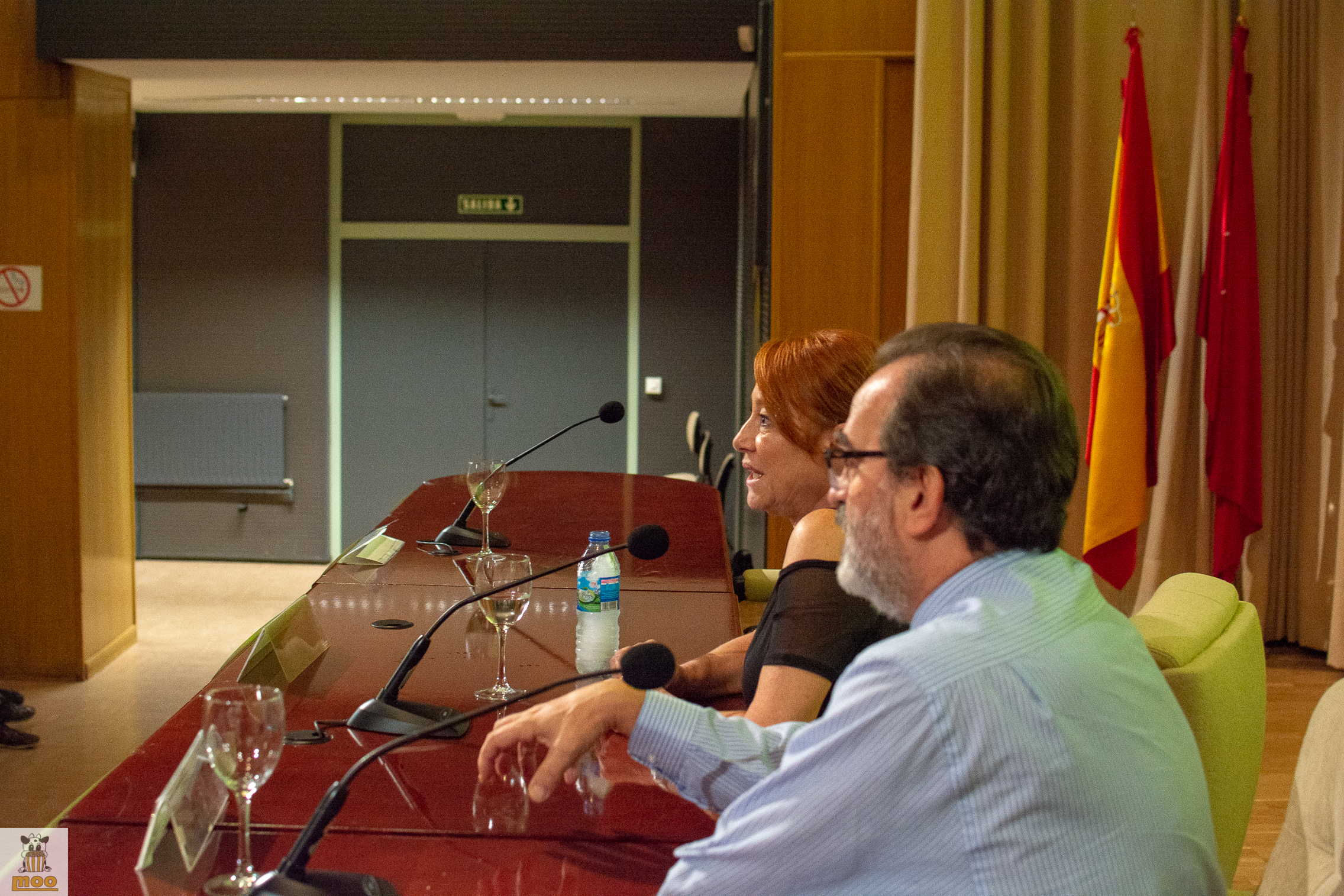 Gracia Querejeta y el Prof. Ildefonso Soriano