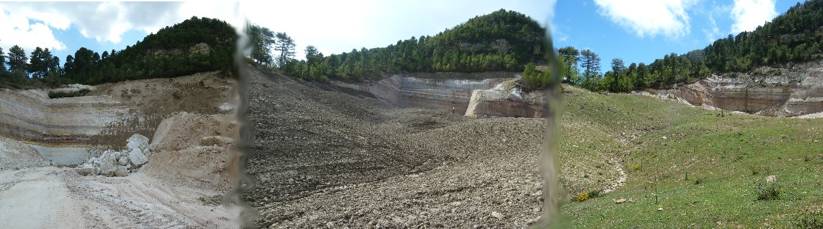 Rehabilitación de la mina de caolín del El Machorro, Poveda de La Sierra, Guadalajara. (José Francisco Matín Duque)