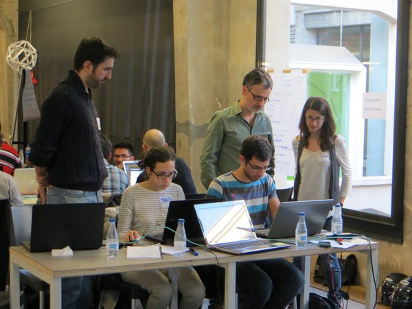 El grupo Breathe Better durante el Smart Cities Challenge