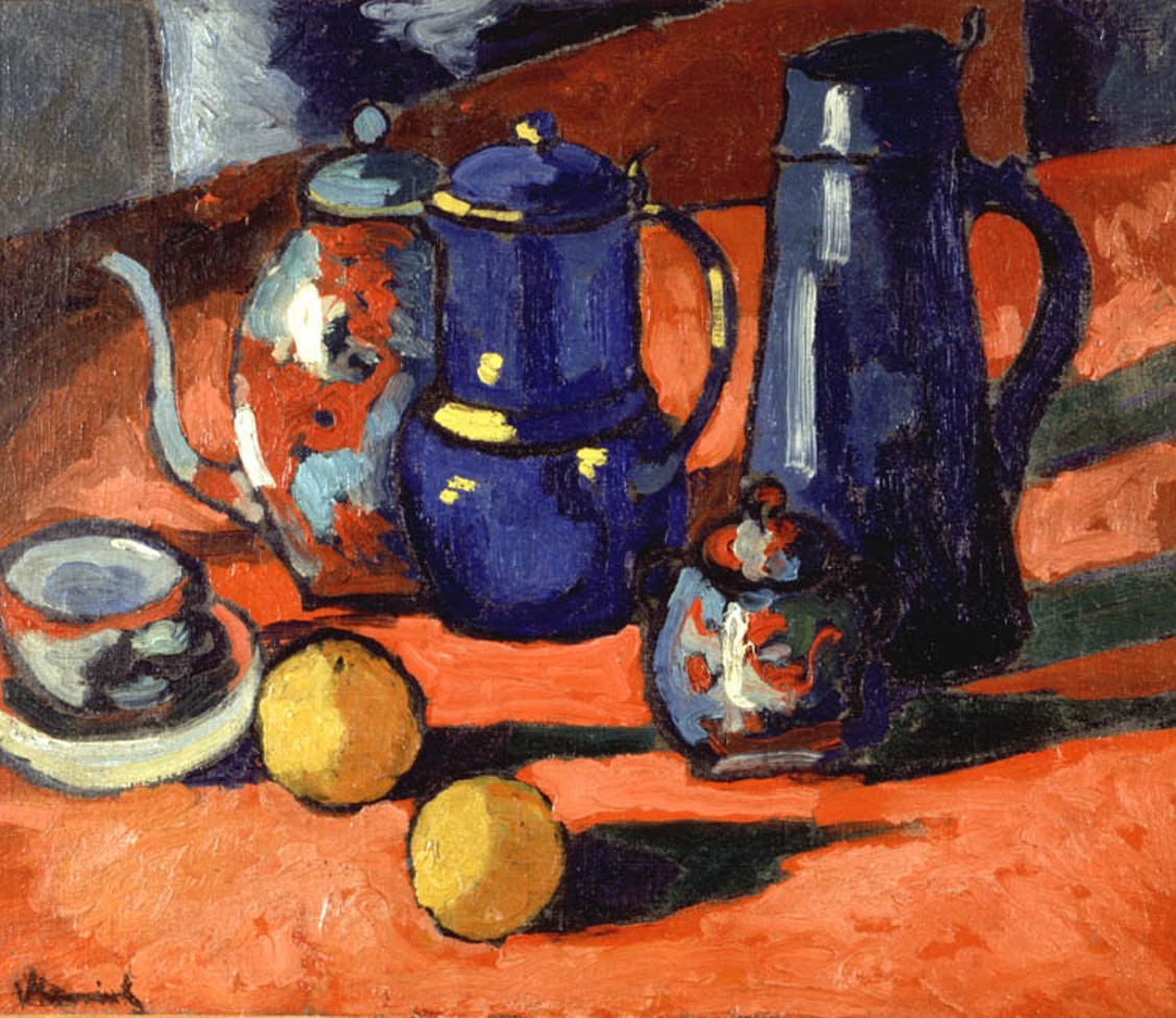 Vlaminck. Naturaleza muerta con naranjas - hacia 1907-1908