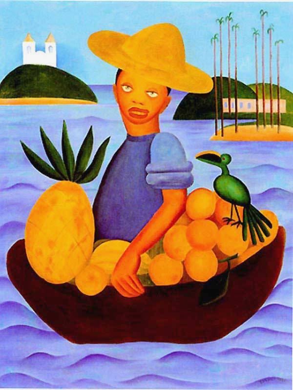 T do Amaral. El vendedor de frutas - 1925