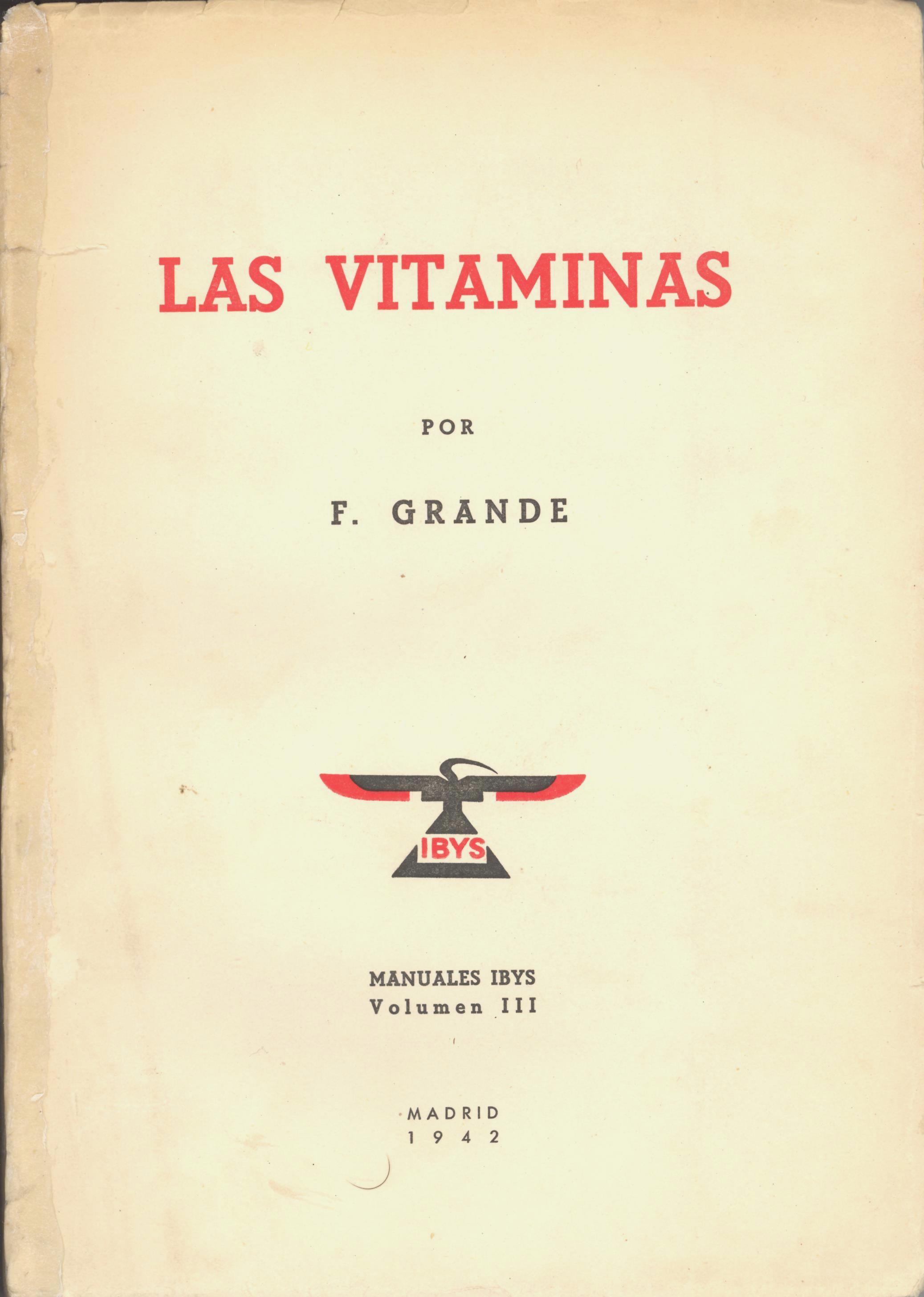 Francisco Grande Covián, 1942